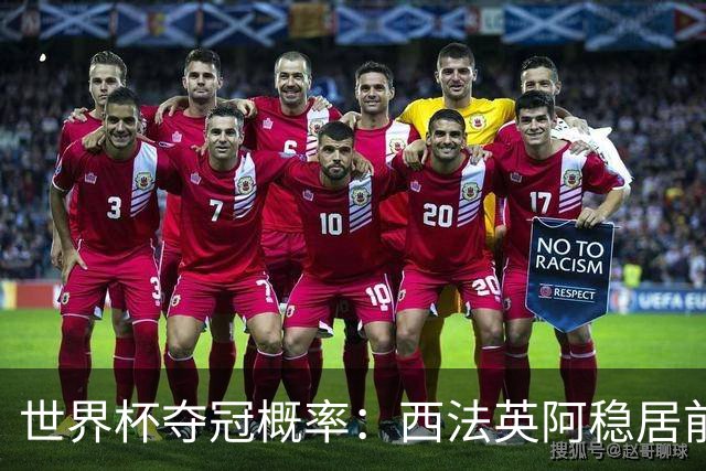 世界杯夺冠概率：西法英阿稳居前四 葡巴德第二集团